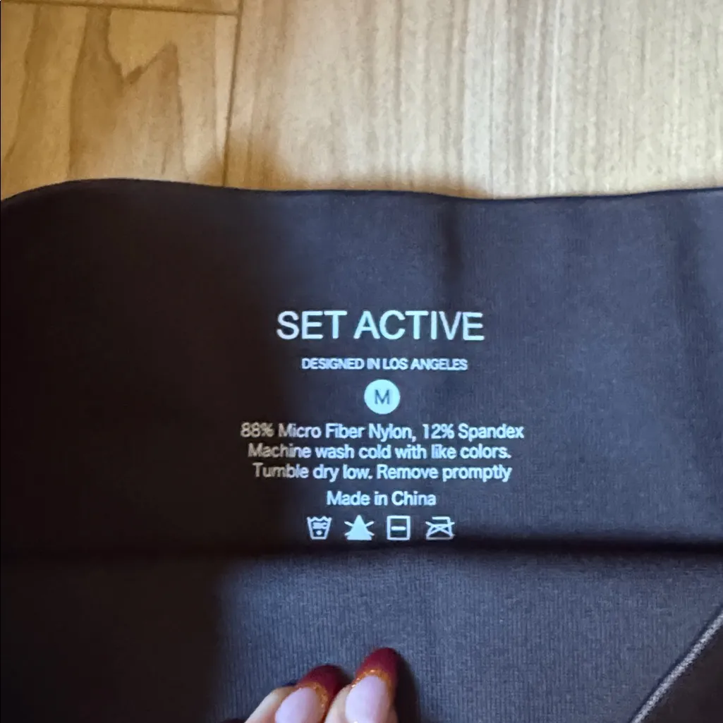 SET Active Dark Brown Leggings - Image 2