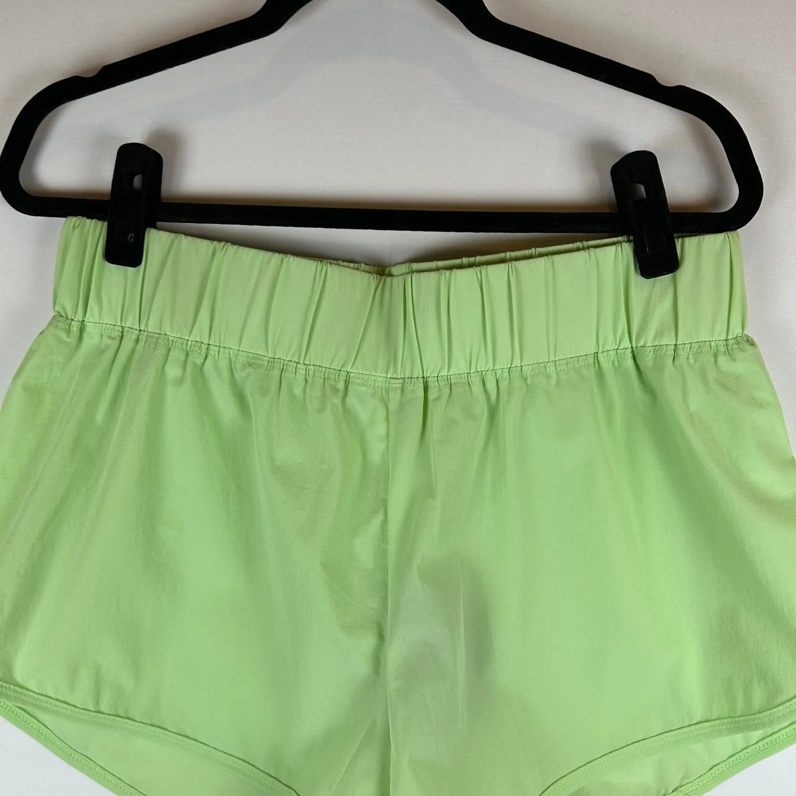 NWT Halara Womens XL Running Shorts Lightweight Athletic Lounge Green - Image 3