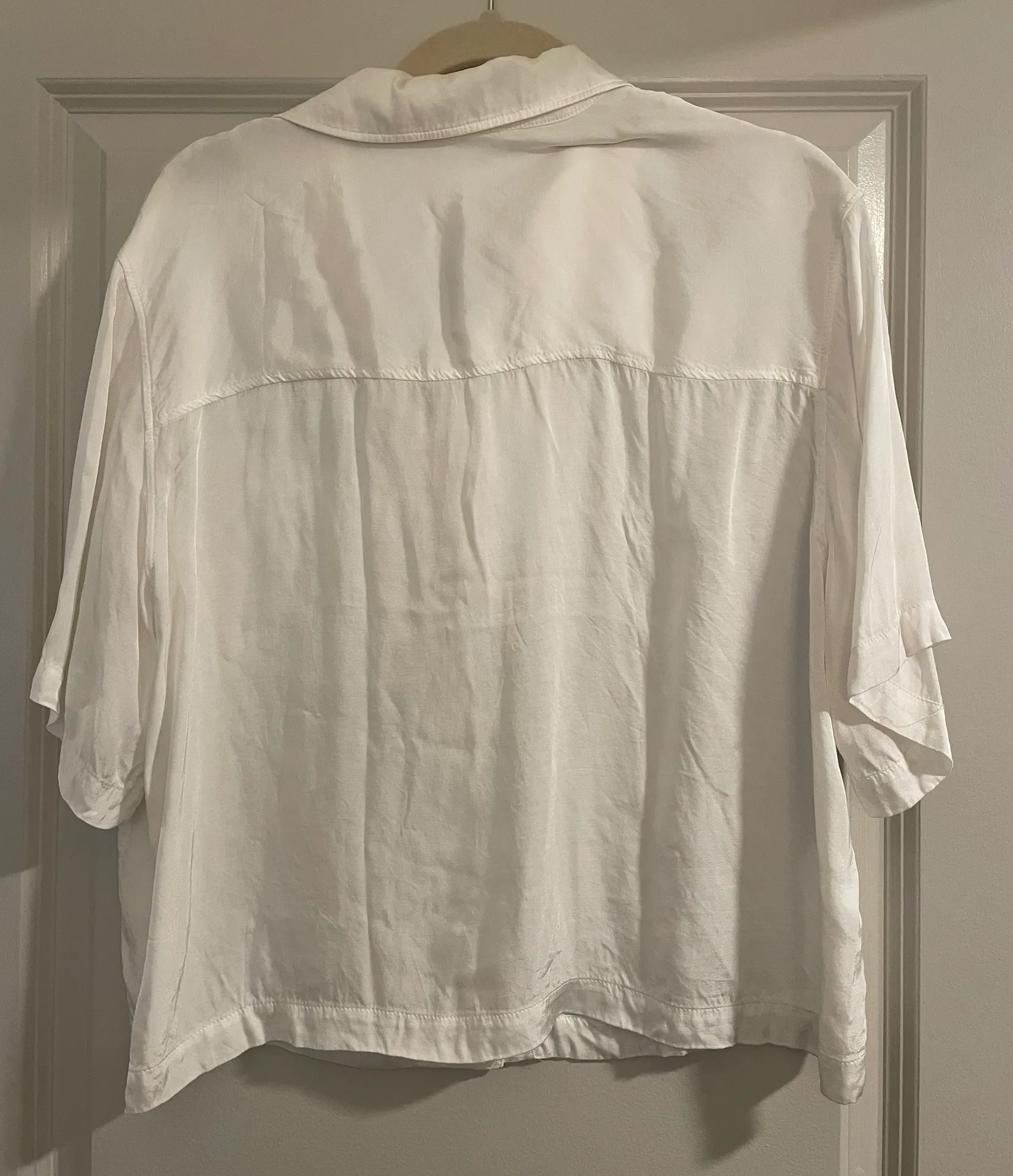 Satin Button Down Top - Image 2