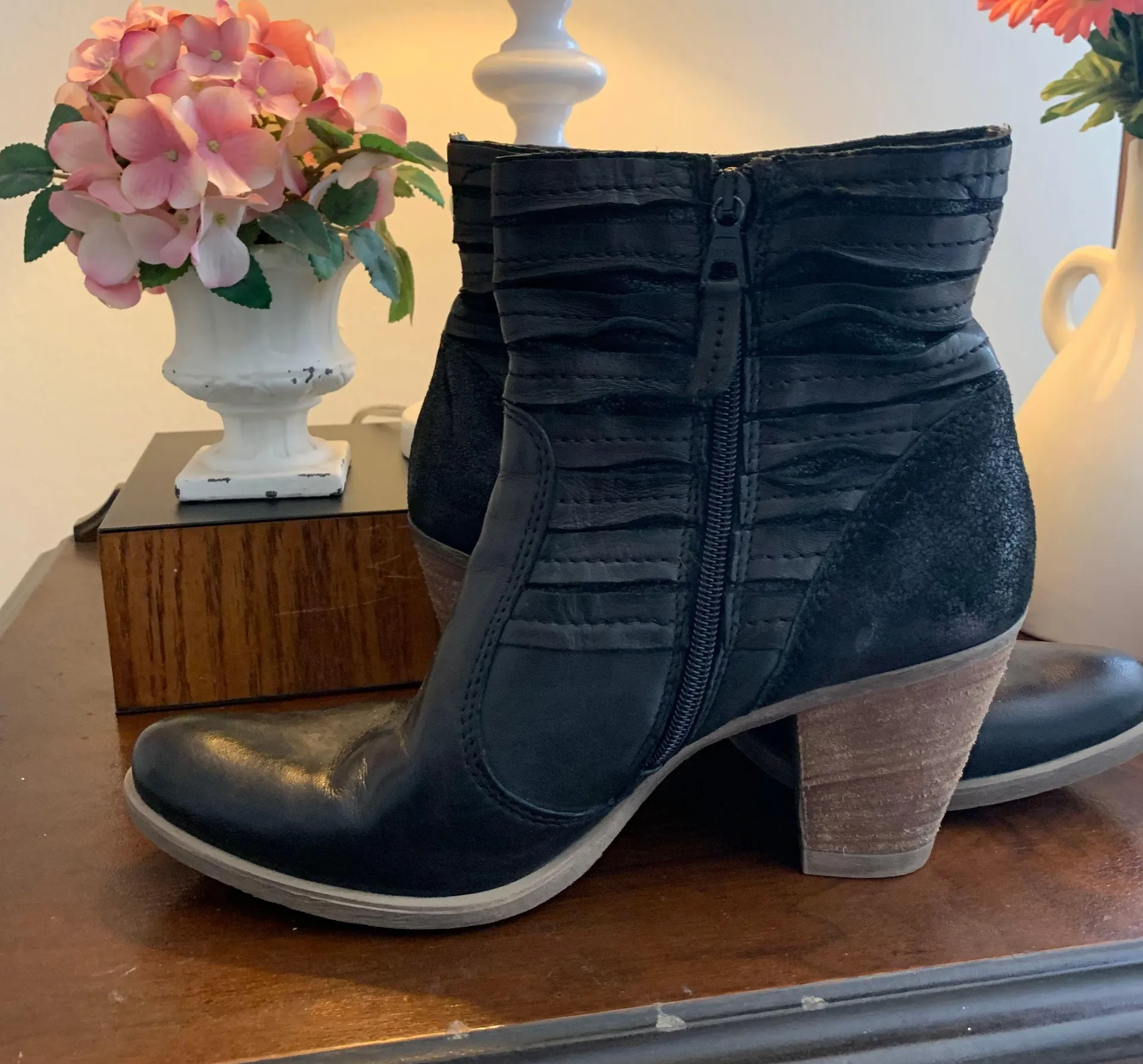 Black Heeled Booties  - Image 2