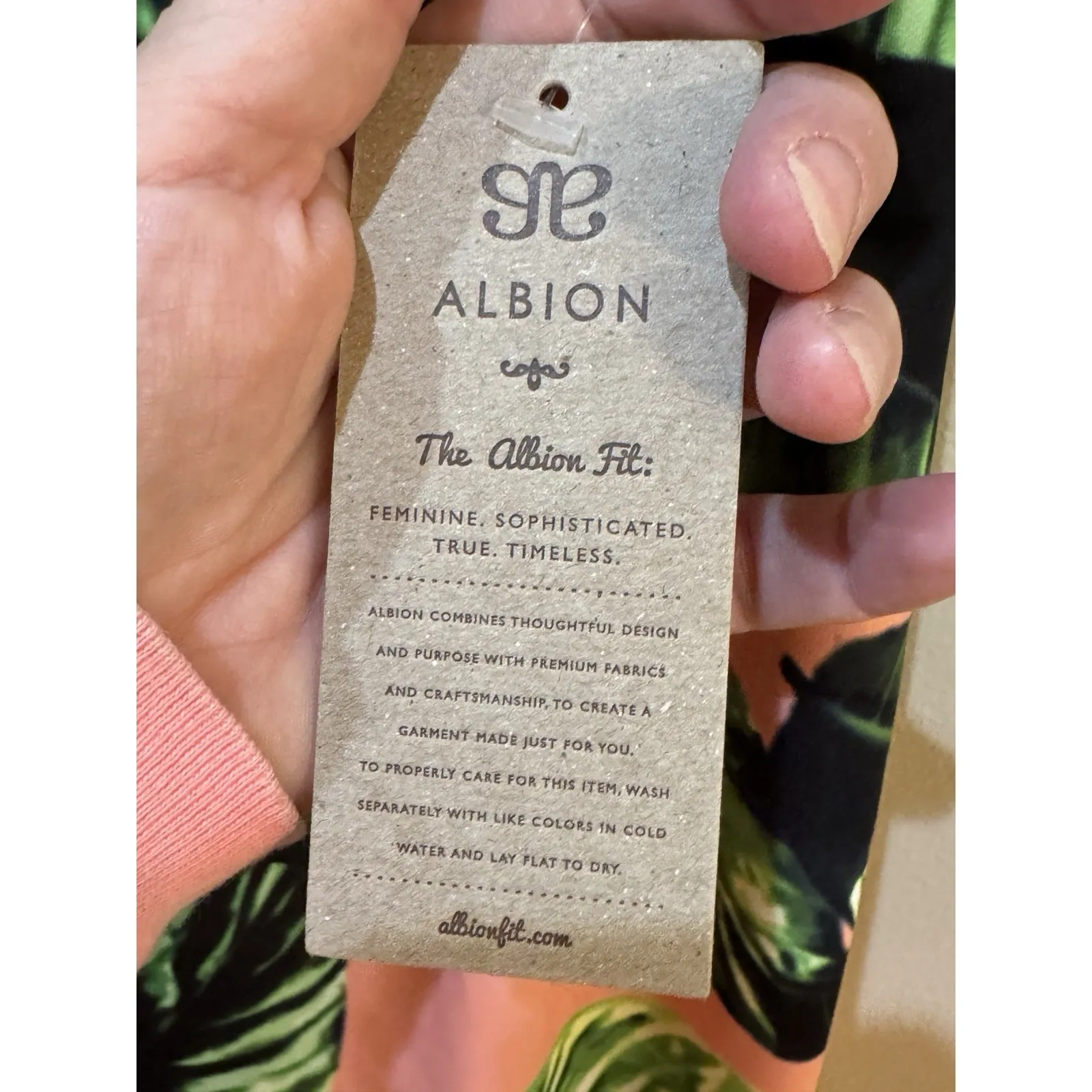 Albion Hawaiian Print Onepiece Swimsuit Size Large‎ Tropical - Image 5