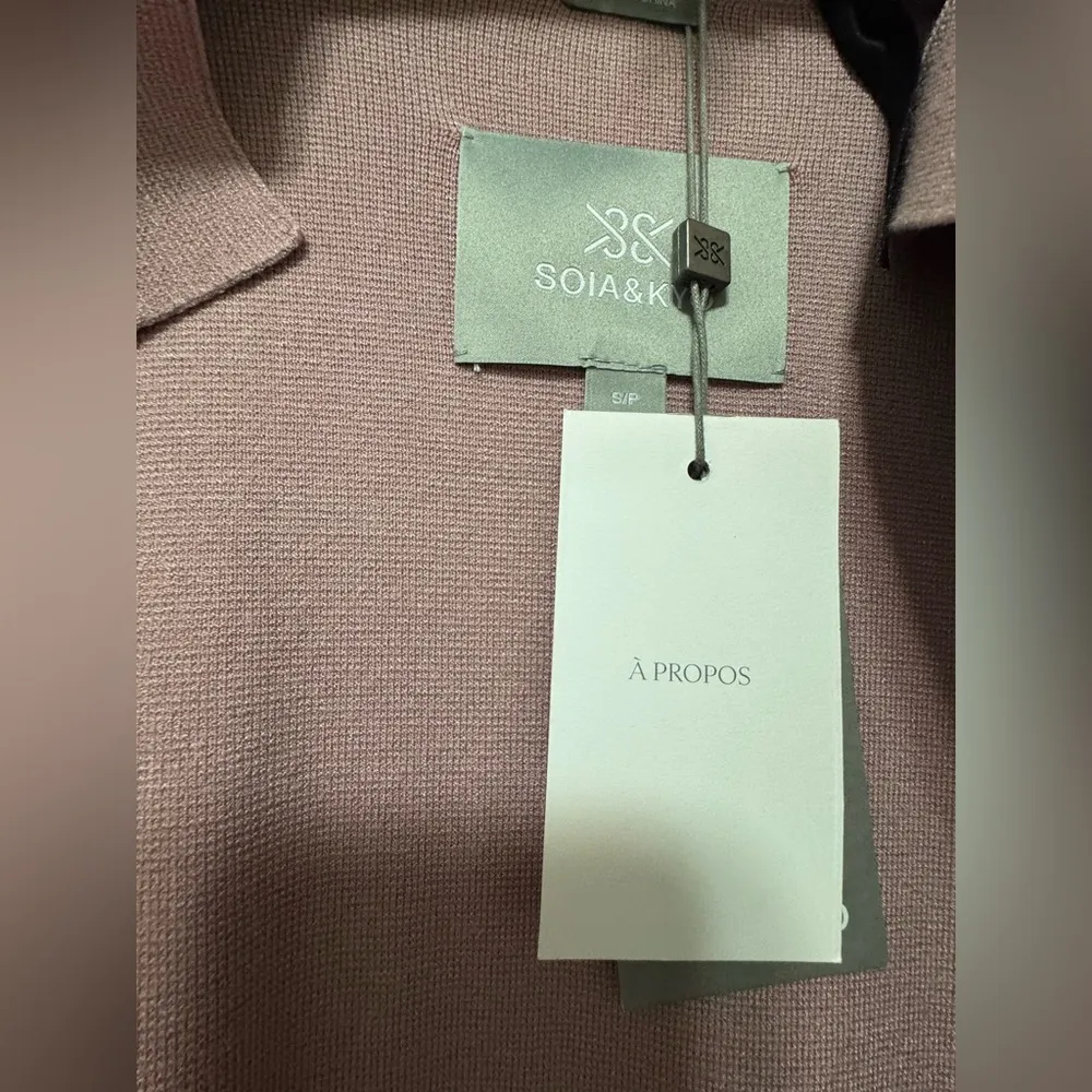 NWT Soia & Kyo Rosewater Annabelle Pastel Pink Long Cardigan - Image 6