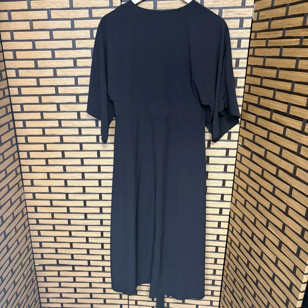 Athleta Black Tie Front Cardigan Size Small - Image 2