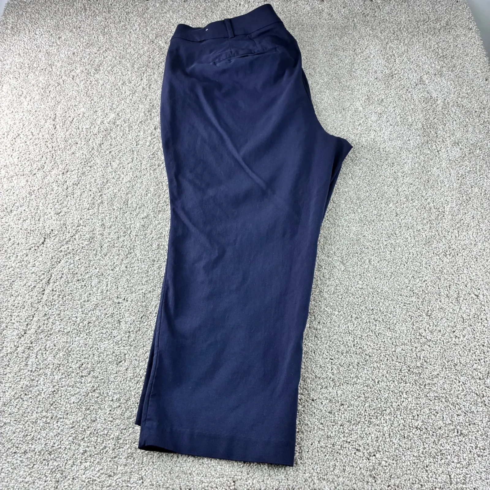 Lane Bryant The Allie Plus Size Blue Career Stretch‎ Pants Womens  Plus Size 28R - Image 7