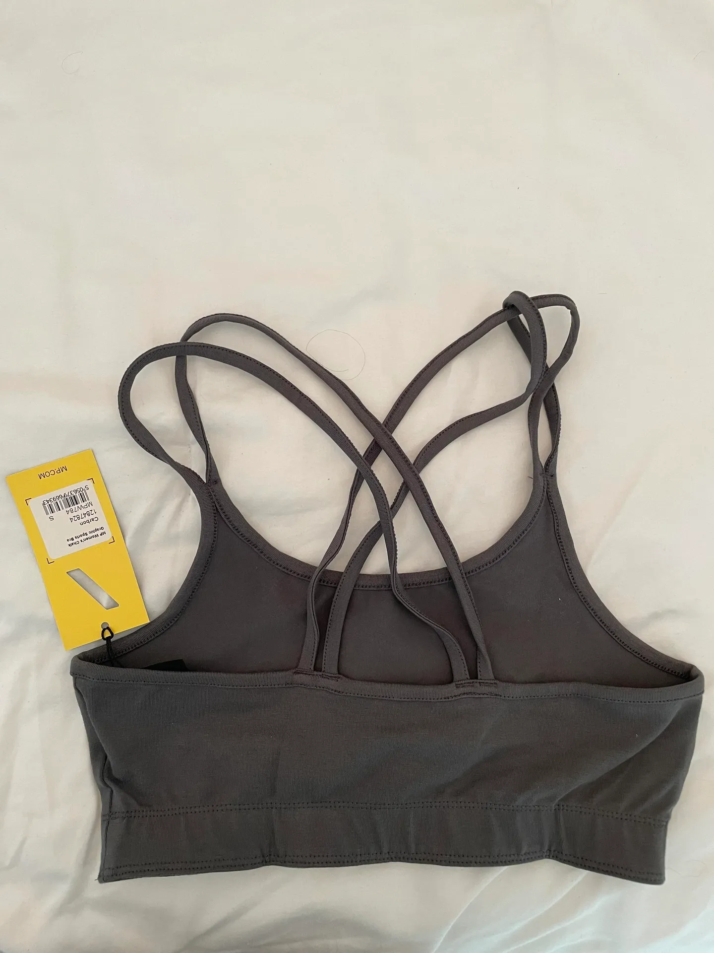 Grey Sports Bra Gray - Image 2