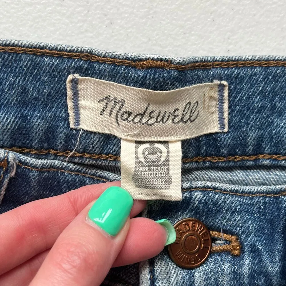 Madewell Light Wash High-Rise Slim Crop Boyjean Jean Size 24 - Image 3