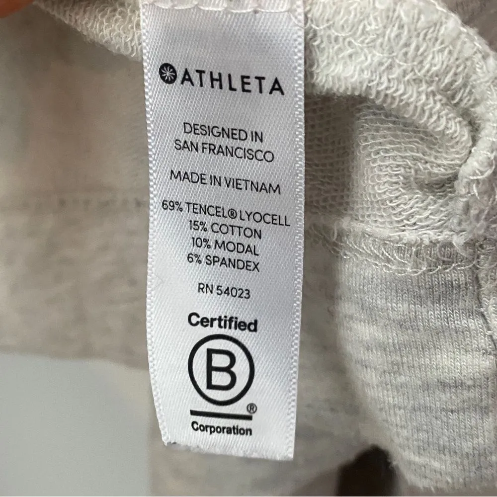 ATHLETA Vista Wrap Open Hooded Cardigan Sweatshirt Women’s S Athleisure Travel - Image 14