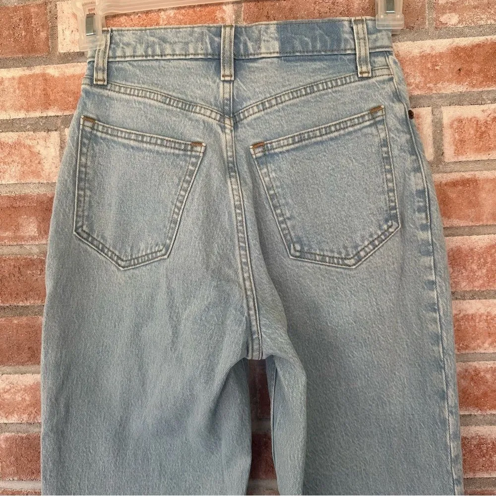 Abercrombie Fitch Curve Love Ultra High Rise 90s Straight Jeans Women’s 25 0 NEW - Image 8