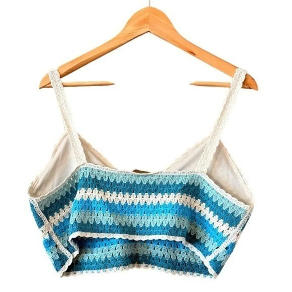 Rebellion Again Cochet Sleeveless Crop Tank Top & Shorts Set Size L Bohemian - Image 10