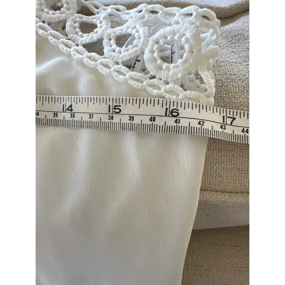 Gorgeous White Lace Halter Tie Dress Lulus Size XS Bride Bachelorette Cocktail - Image 6