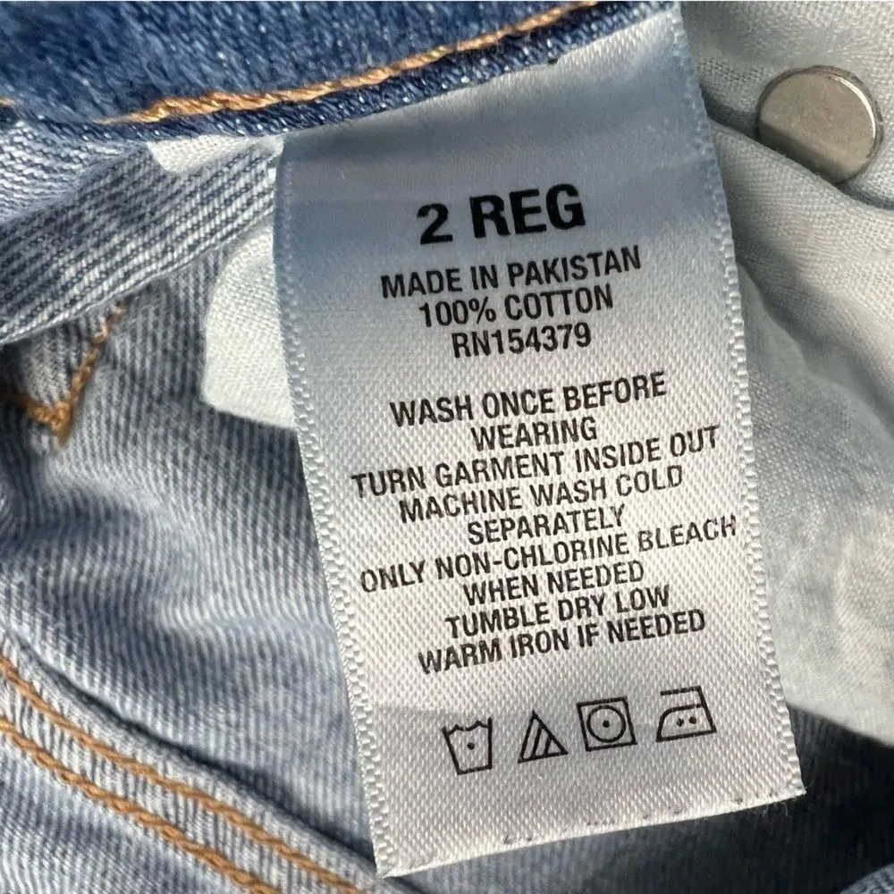 Aeropostale Boyfriend Thrashed Distressed Jeans Women's Size‎ 2 Regular - Image 6