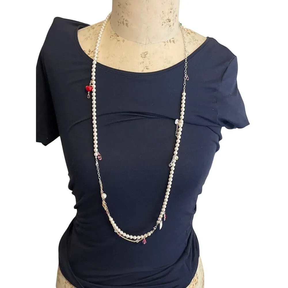 Swarovski Limited Edition Hello Kitty pearl 3 in 1 necklace/bracelet - Image 3