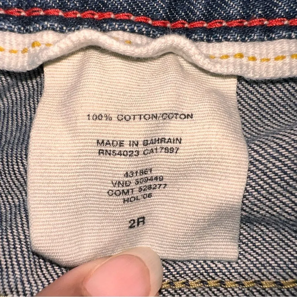 Gap Jeans 1969 Women's Medium Wash Mid Rise Flared Leg Denim Jeans-Size 2 - Image 10