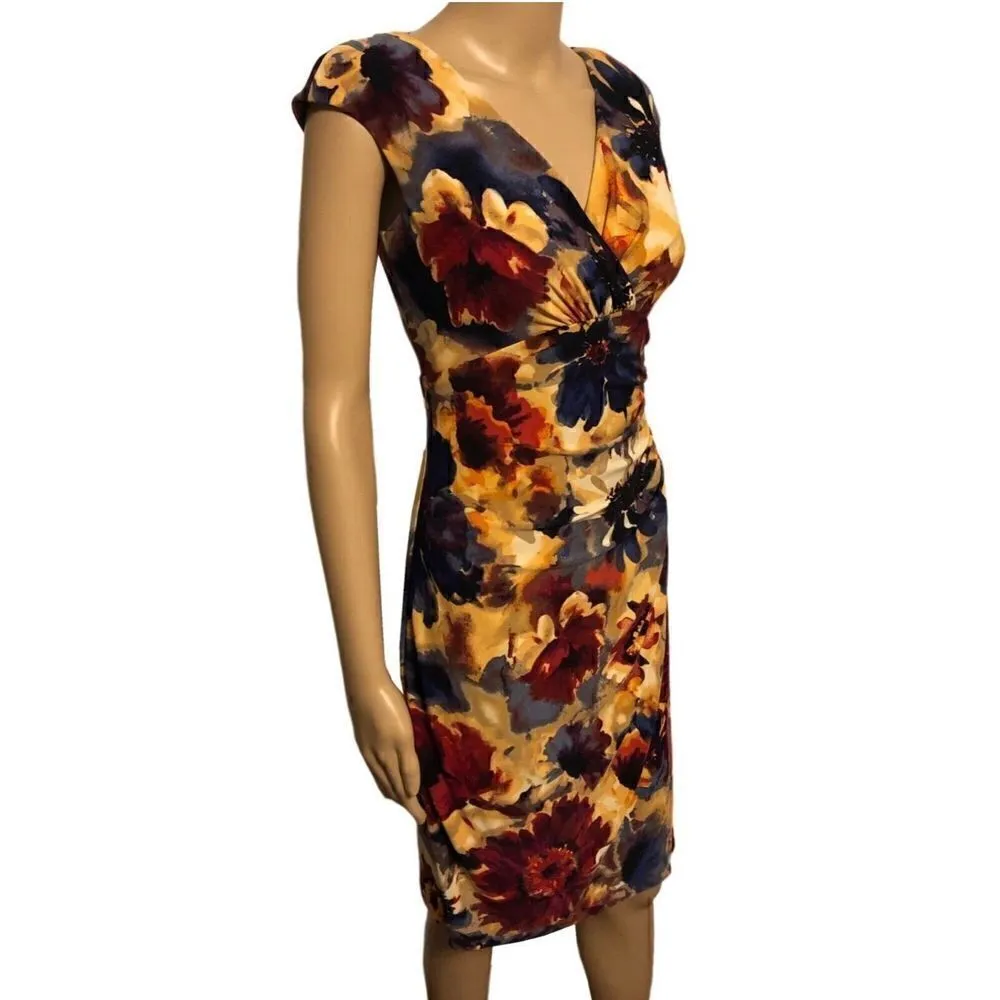 Lauren Ralph Lauren Sleeveless Multi-Color Floral Dress Size 14-NWOT - Image 15
