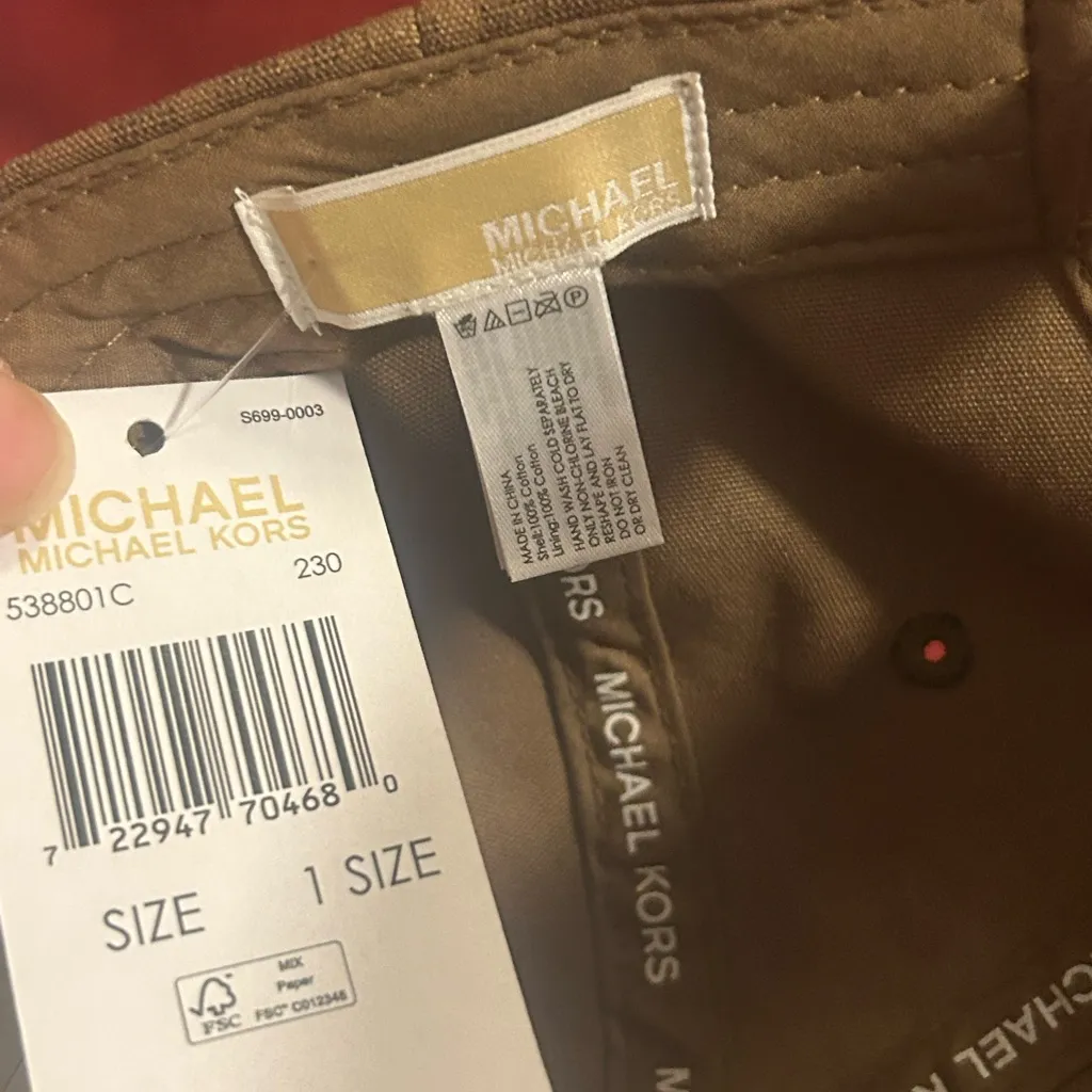 Michael Kors Tan Hat - Image 3