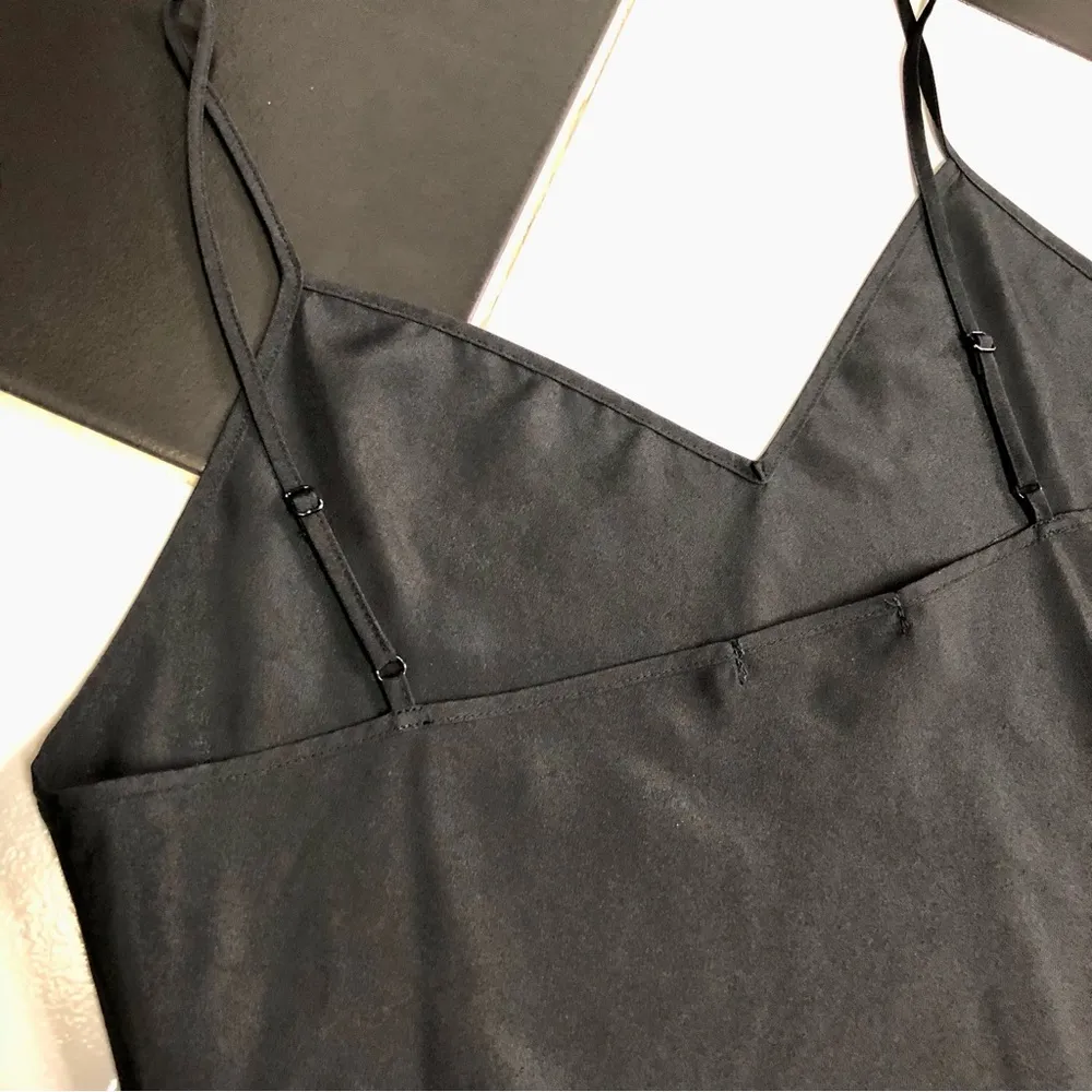 Silk Birdy Print Cold-Shoulder Dress Black Semi-Sheer Pattern AOP L - Image 13