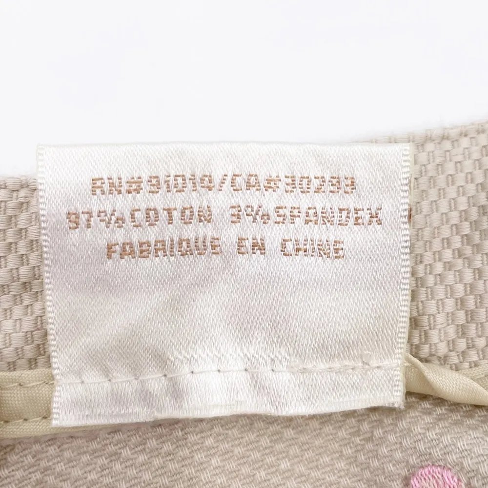 EP Pro Women's Tan Multicolor Dotted Crop Capri Golf Pants Size 12 - Image 7