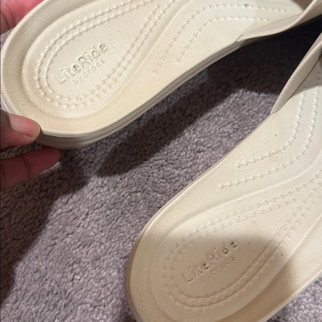 Crocs Brooklyn Stucco Slide Sandals SIZE 10 - Image 5