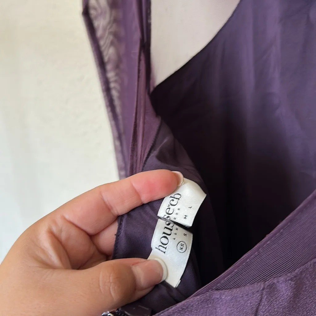 HOUSE‎ OF CB 'Safiya' Black Grape Maxi Dress NWOT size XS A-C - Image 11