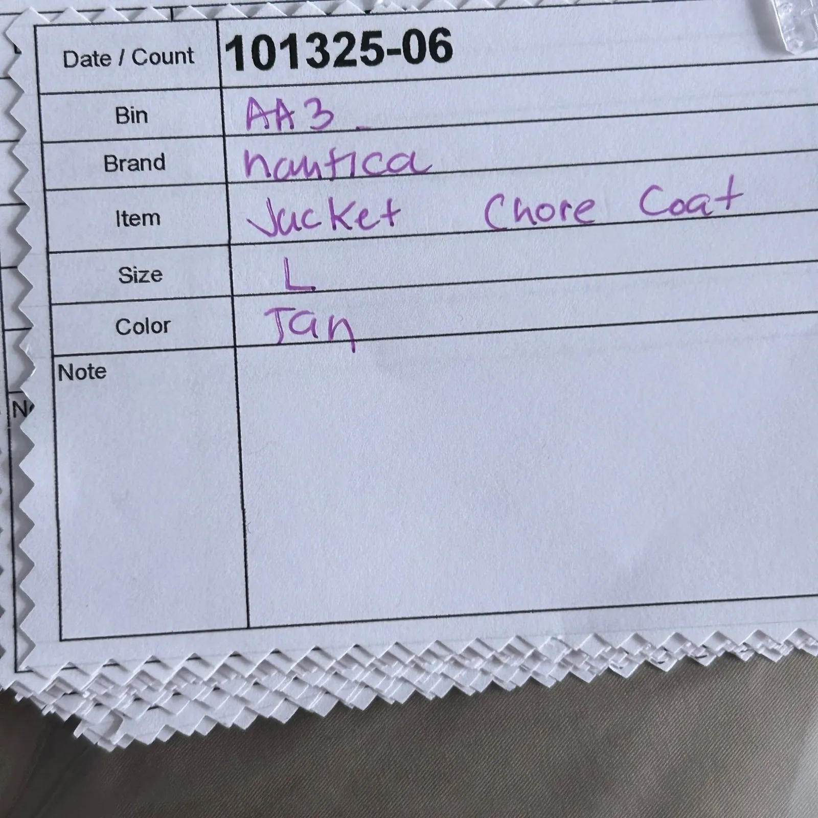 Nautica Barn Jacket Tan Large - Image 16