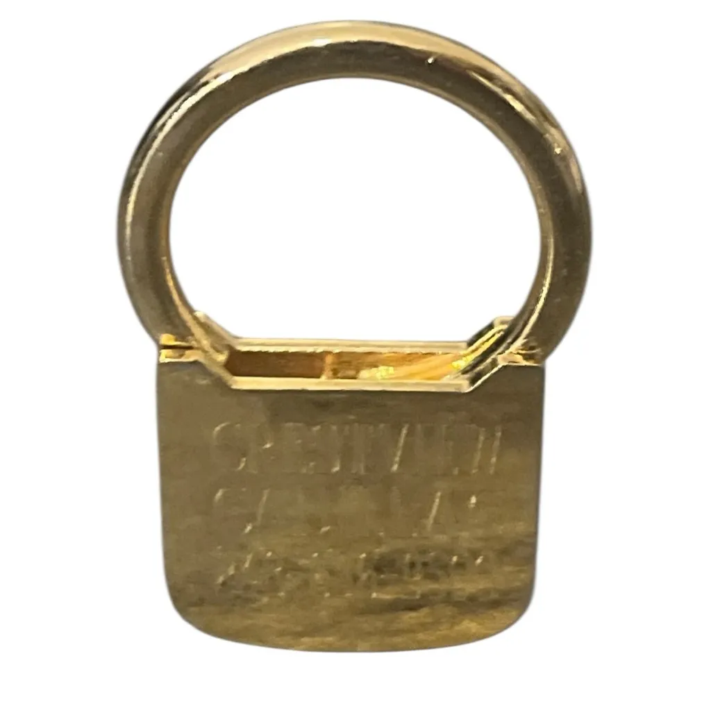 Crestview Cadillac Black Gold Tone Collectible Keychain Key Holder Michigan - Image 4