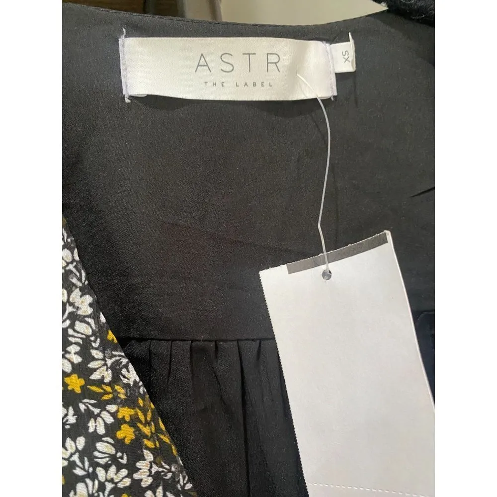 ASTR The Label Ruched Long Sleeve Minidress Black Women's Size XS - Image 10