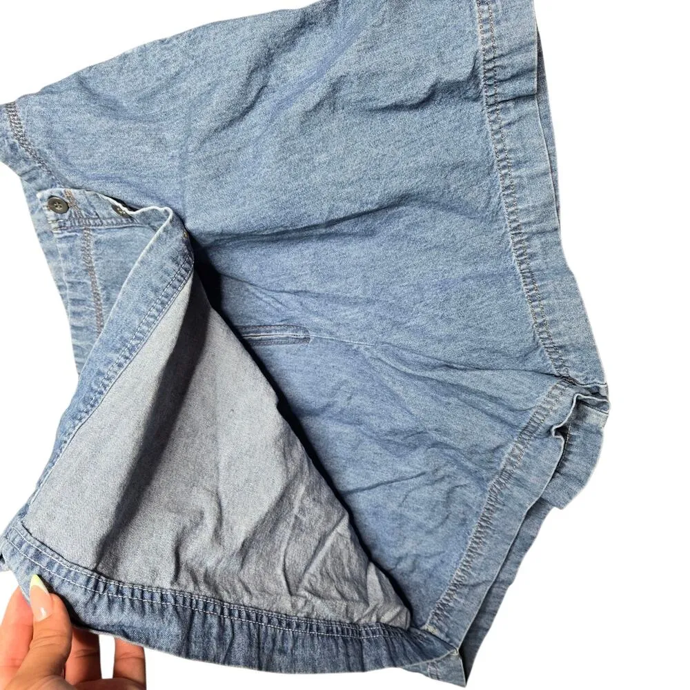 Vintage High Sierra Denim Skort Size: 16 - Image 6