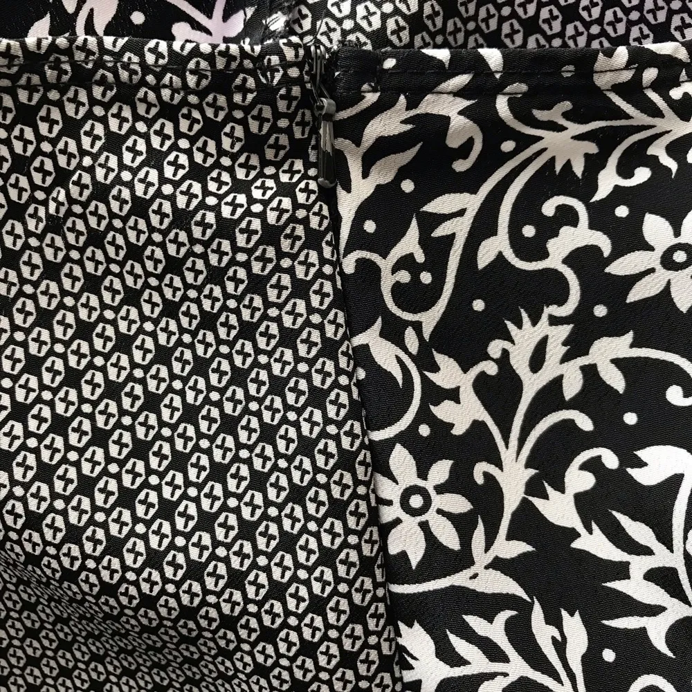 VINTAGE Fire Los Angeles flared floral paisley abstract print skirt size 5 - Image 5