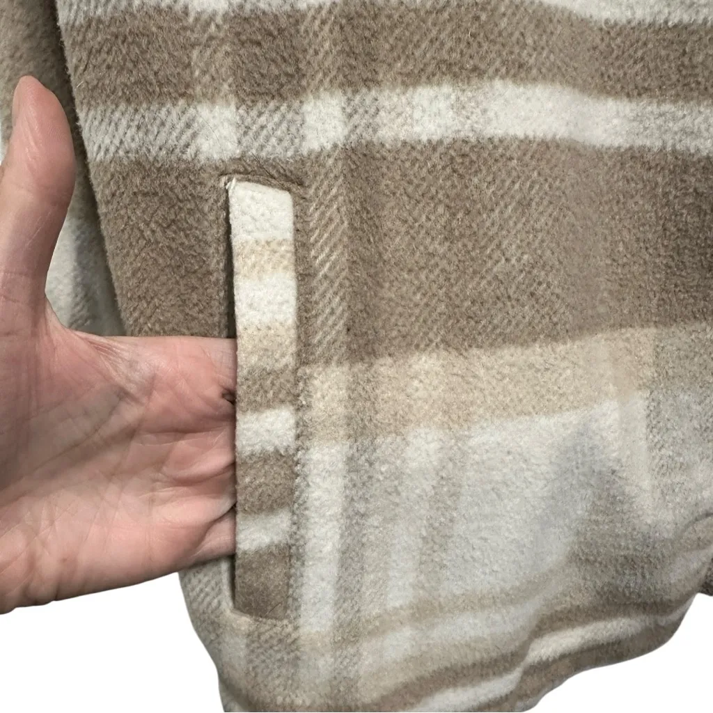 Ashley‎ By 26 International Plaid Jacket - Beige and Cream - Image 3