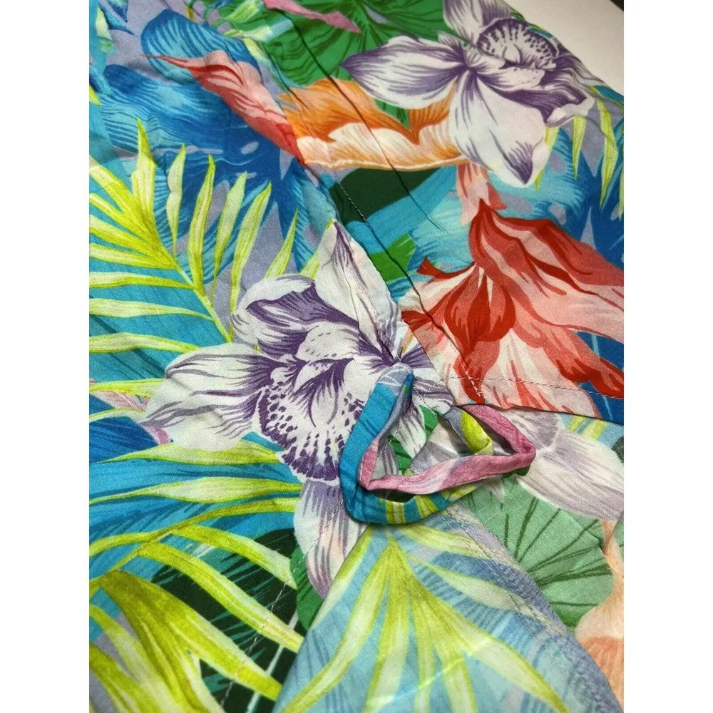 VDM the Label Tropical Floral Swim Coverup Bottom XS New - Image 45