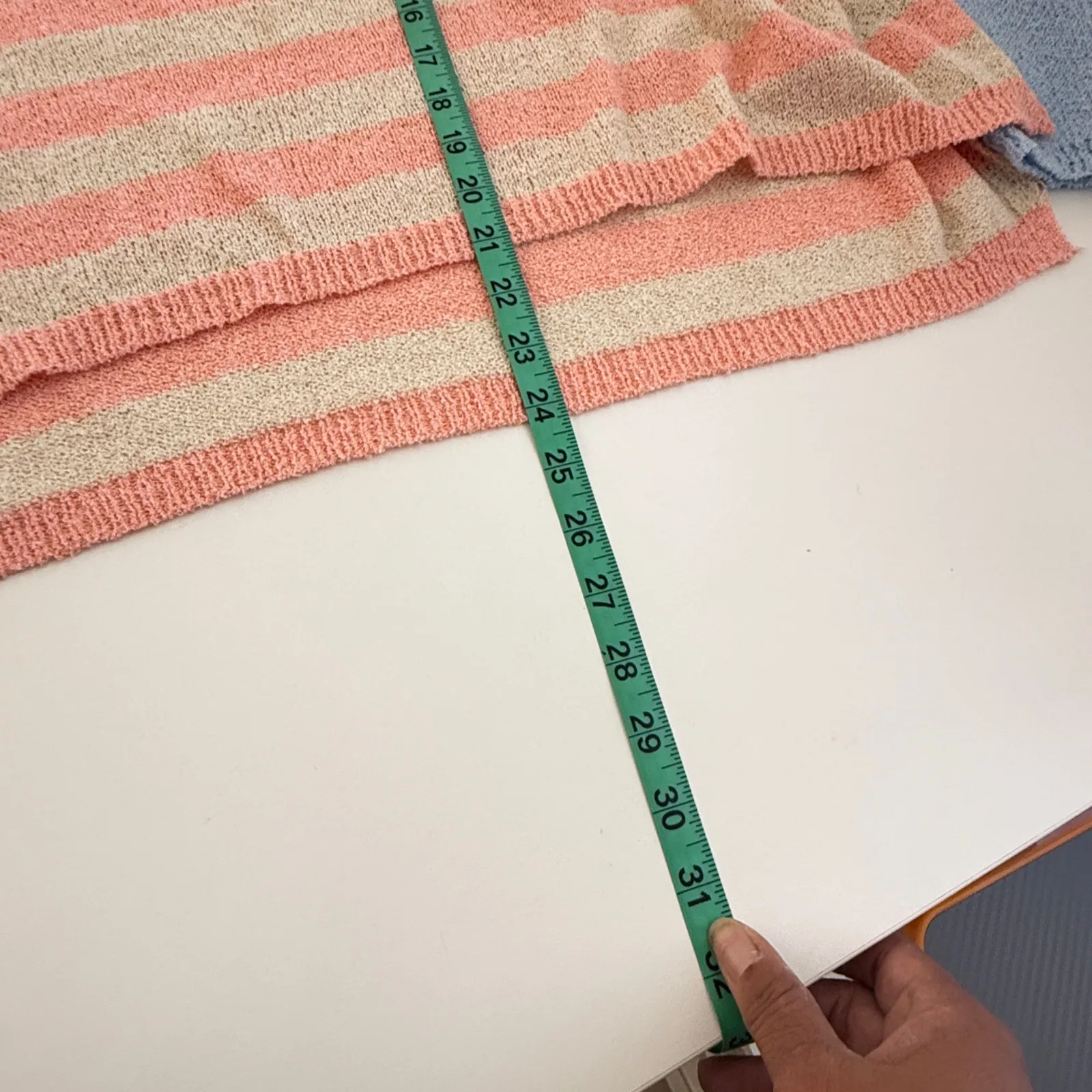 Vici American Flag Oversized Sweater Size S Fuzzy Textured‎ Festival Patriotic - Image 8