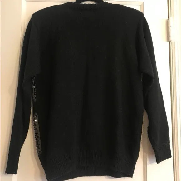 Vintage Alfred Dunner Sequin Argyle Sweater – Size 2X - Image 8