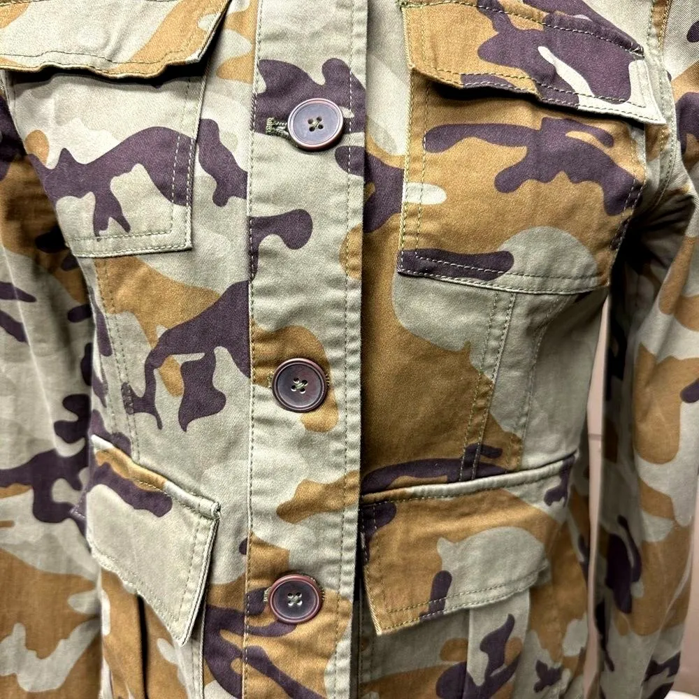 Sanctuary War Is Over Jacket in‎ Camp Camo Size S - Image 6