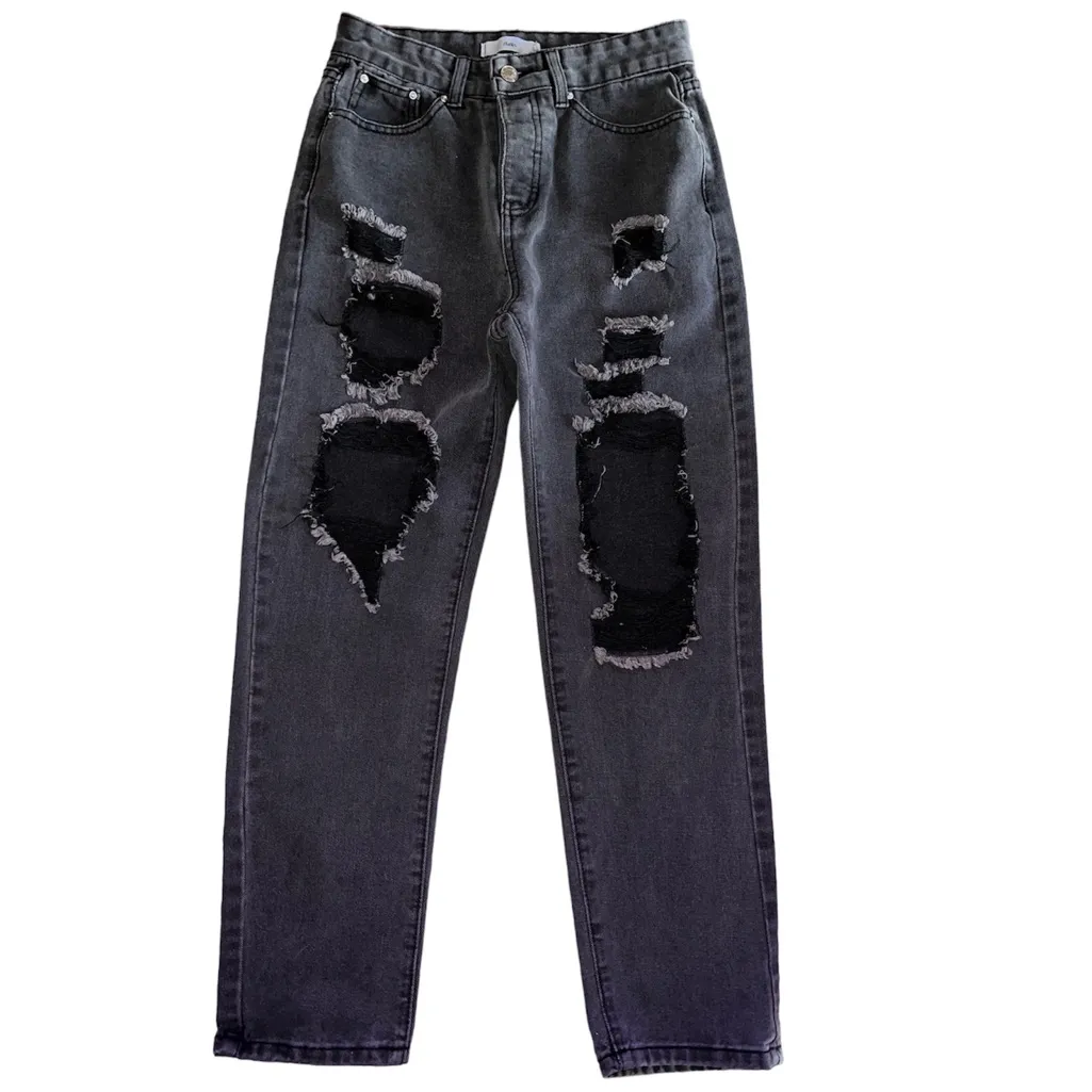 Adika🦎Distressed Black Jeans🌵 - Image 3