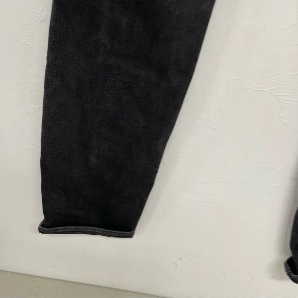 Loft Black Curvy Skinny Mid Rise Jeans Womens 2 Denim Zip Fly Casual Classic - Image 8