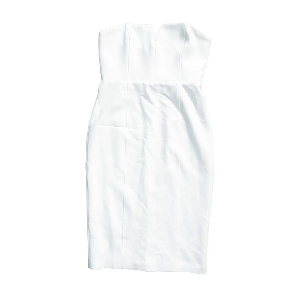 Veronica Beard Nabi WHITE Strapless Midi Dress in White, Size 14 New w/Tag $698 - Image 11
