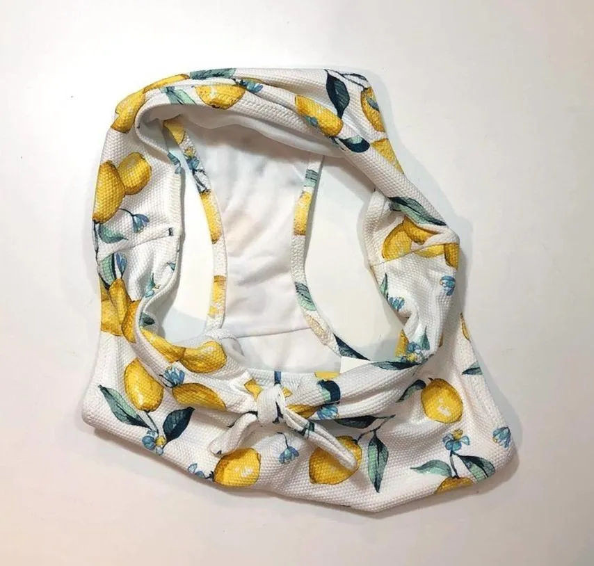 Jessica Simpson Lemon Print Swimsuit Bikini bottom - Image 6