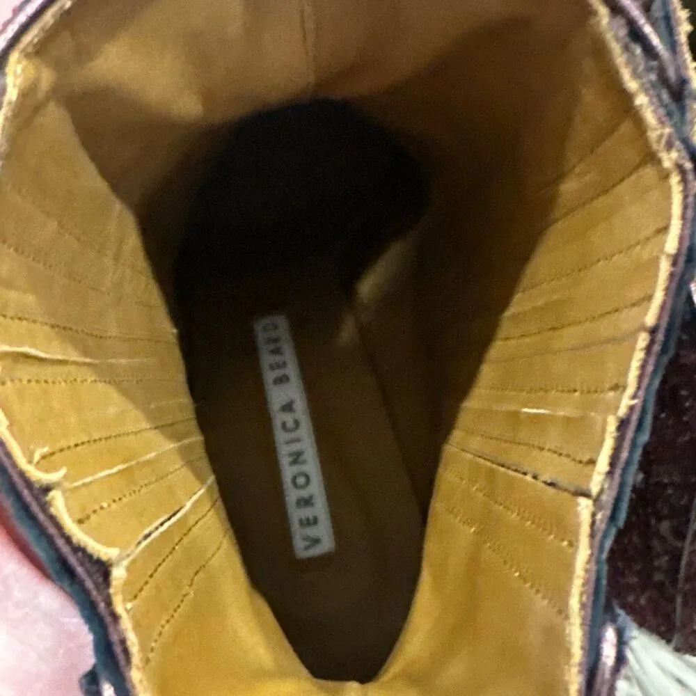 Veronica Beard  Bennett Crushed Glitter Booties Size 38 1/2 (US 8) - Image 6