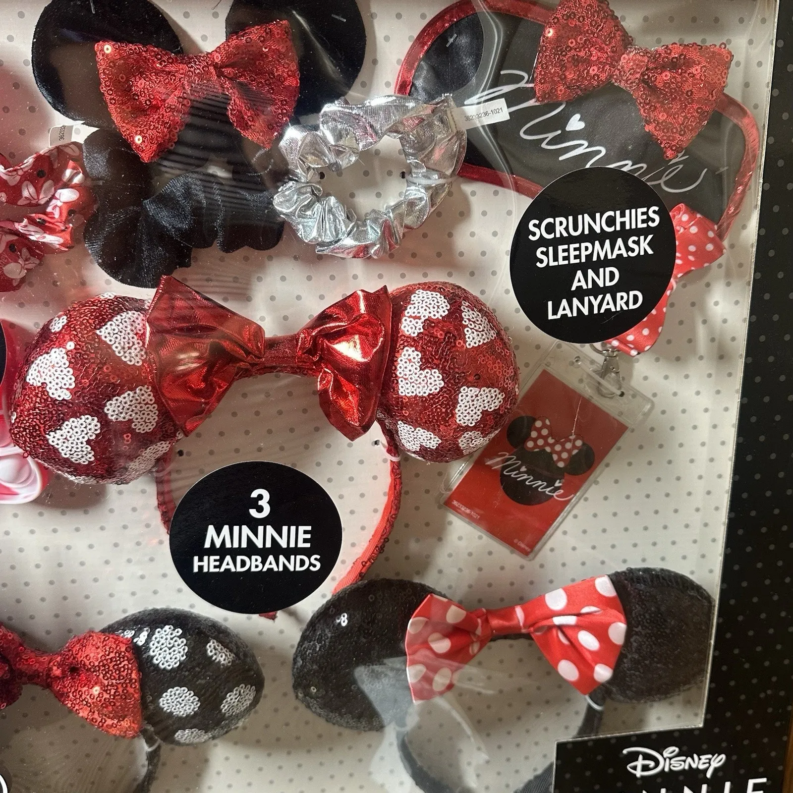 Disney Deluxe Accessory Set Vacation Minnie Mouse Ears Headbands Scrunchies NEW - Image 2