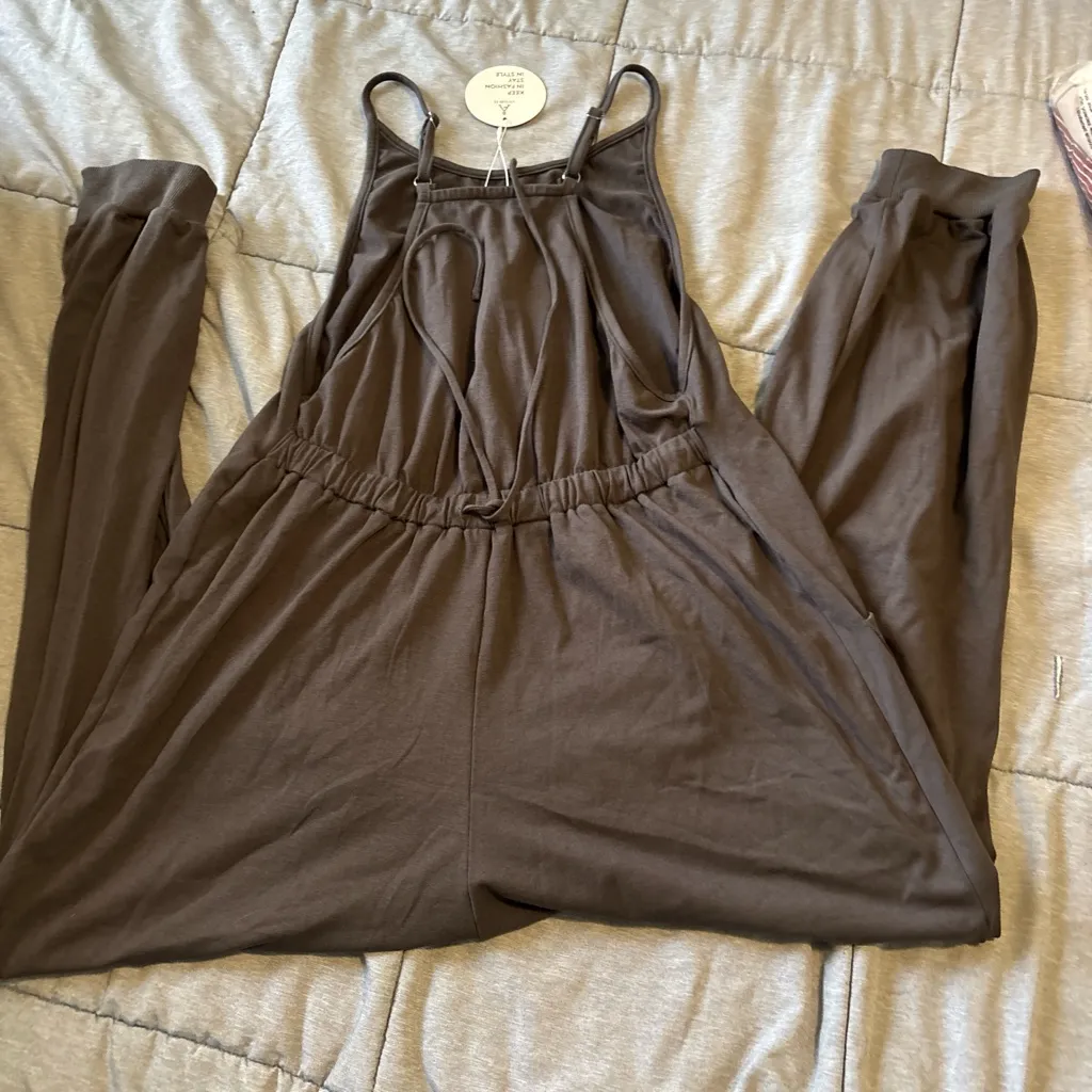 Aventura Women's grey jumpsuit Gray Size M - Image 2