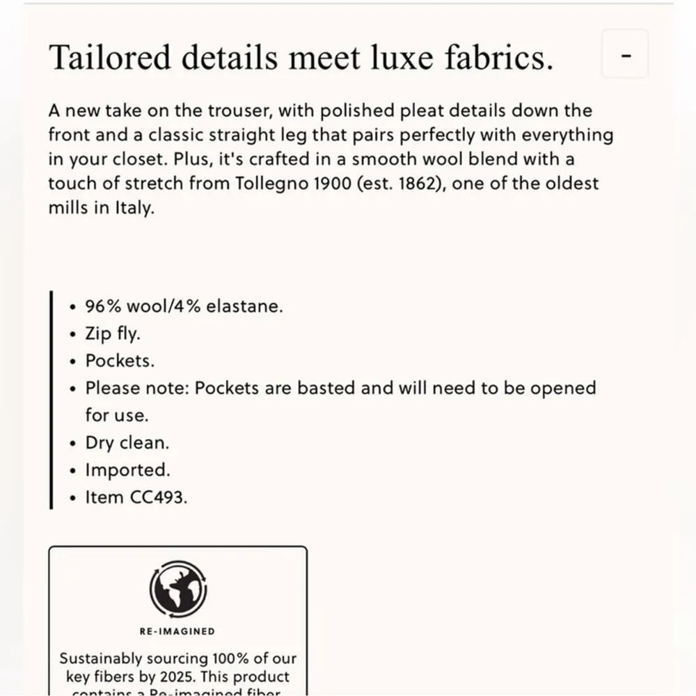 J.Crew Portia pant in Italian bi-stretch wool blend - Image 2