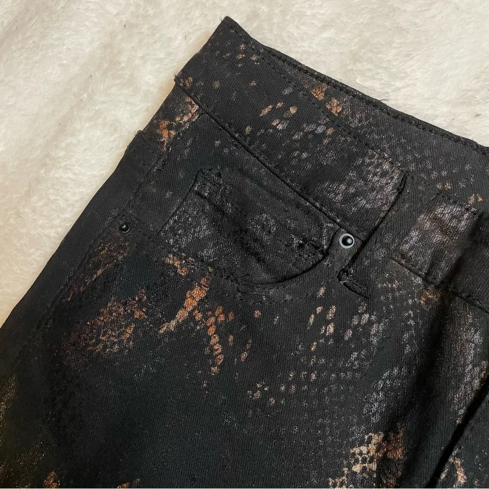 Anthropologie Molly Bracken Snakeskin Skinny Jeans - Edgy Statement Style - Image 16