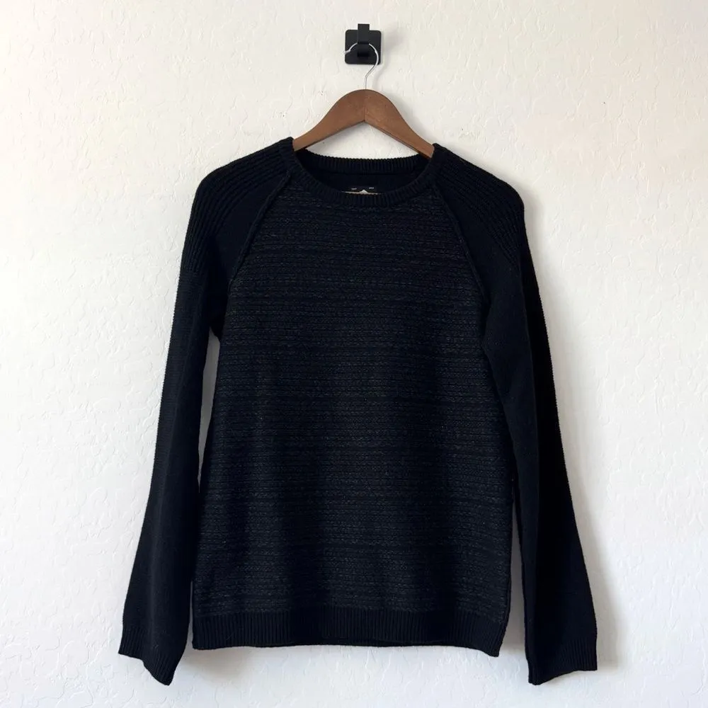 Holden Portland Oregon Women’s Black Wool Blend Crewneck Sweater Size M Size M - Image 2