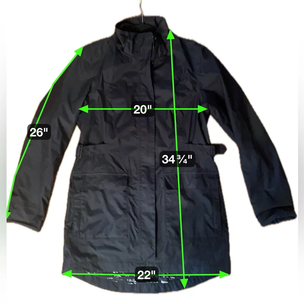 North Face Tomales Bay Rain Jacket (no hood)- Medium - Image 7