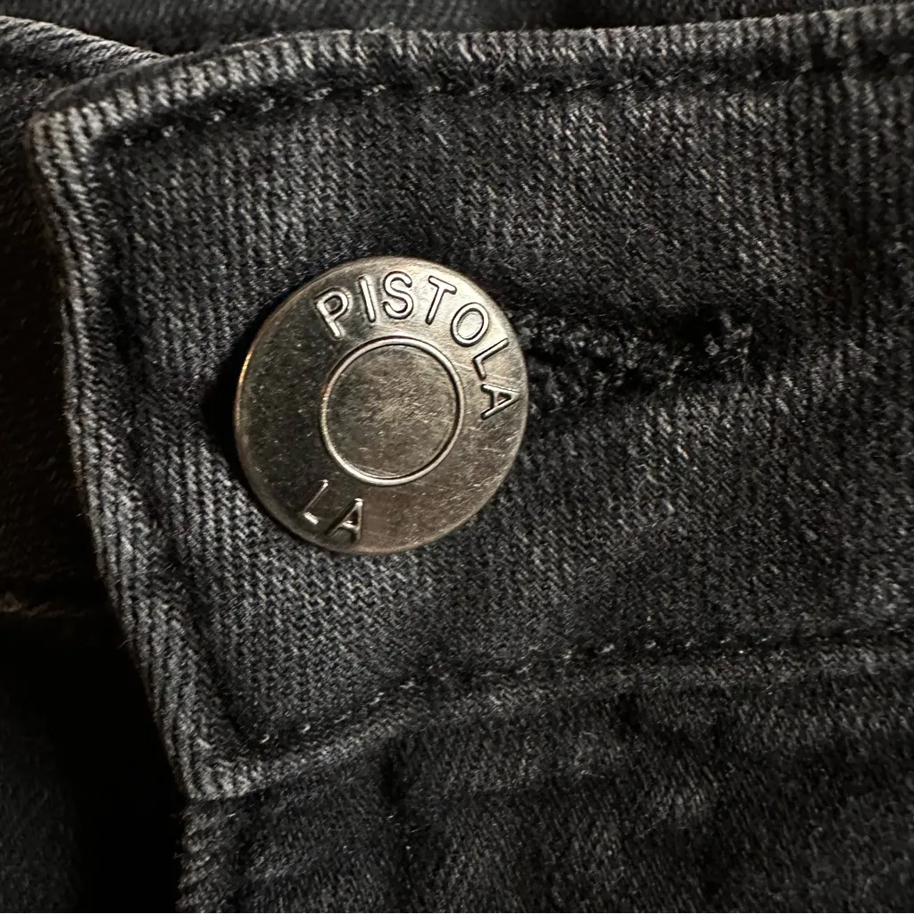 Pistola 28" Black High Rise Skinny Ankle Jeans Women Plus Size 24W - Image 6