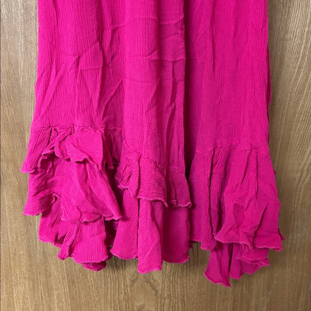 Free People pink Adella mini dress size Small - Image 9