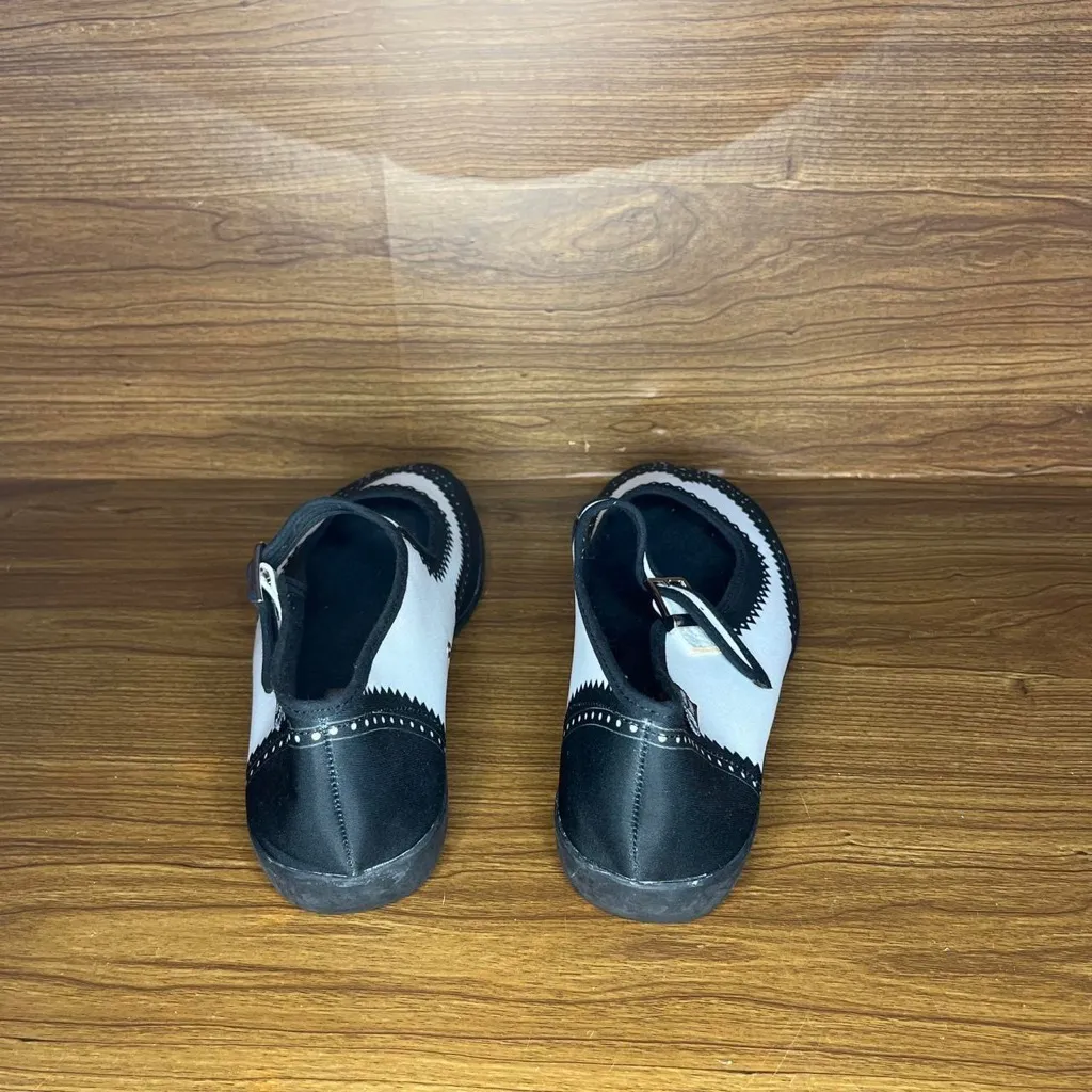 Hot Chocolate Design Chocolaticas Havana black white Saddle Mary Jane Shoes Size 7 - Image 4