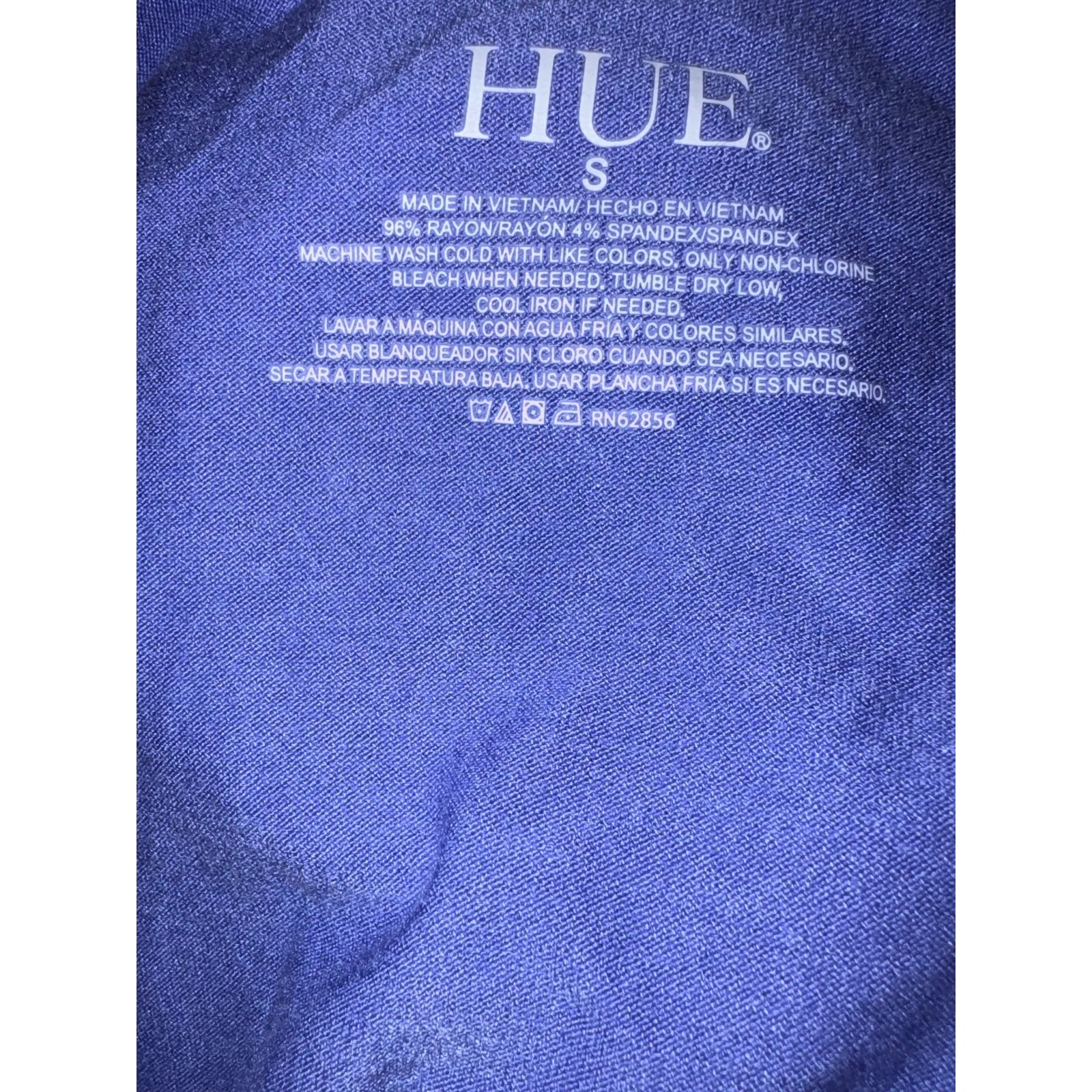 Brand New Hue Women's Size Small Persian Jewel Blue Short Sleeve Top Loungewear - Image 4