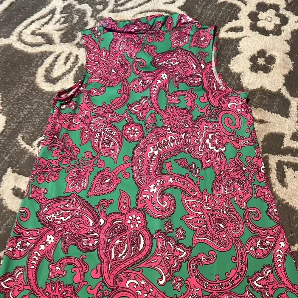 Crown & ivy sleeveless dress. Very soft and stretchy. Like new - Image 4