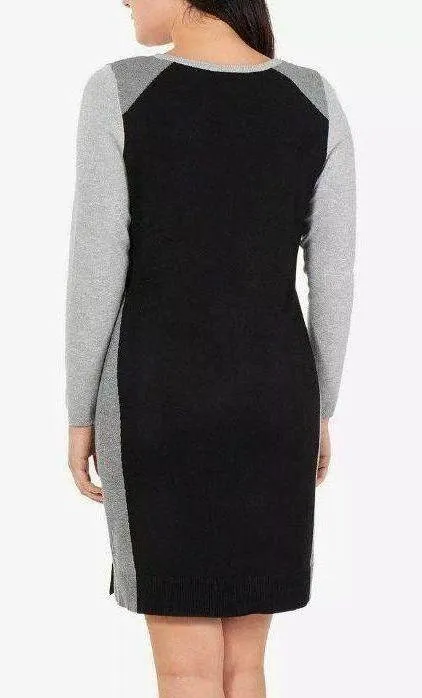 Women's  Color Block Sweater Dress, Petite XS - New! - Image 2